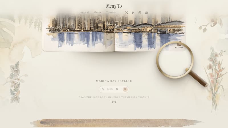 Meng To — Sketchbook - live website we built