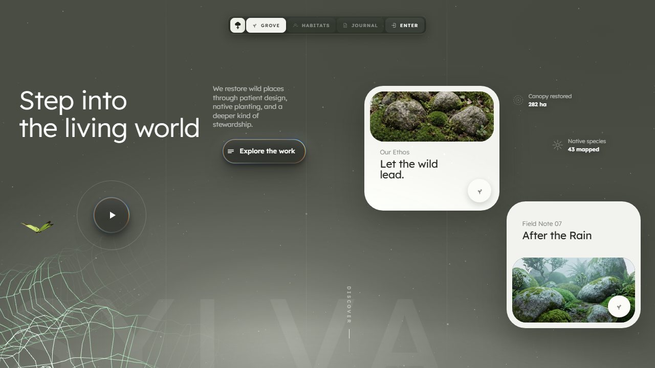 Sylva - live website we built