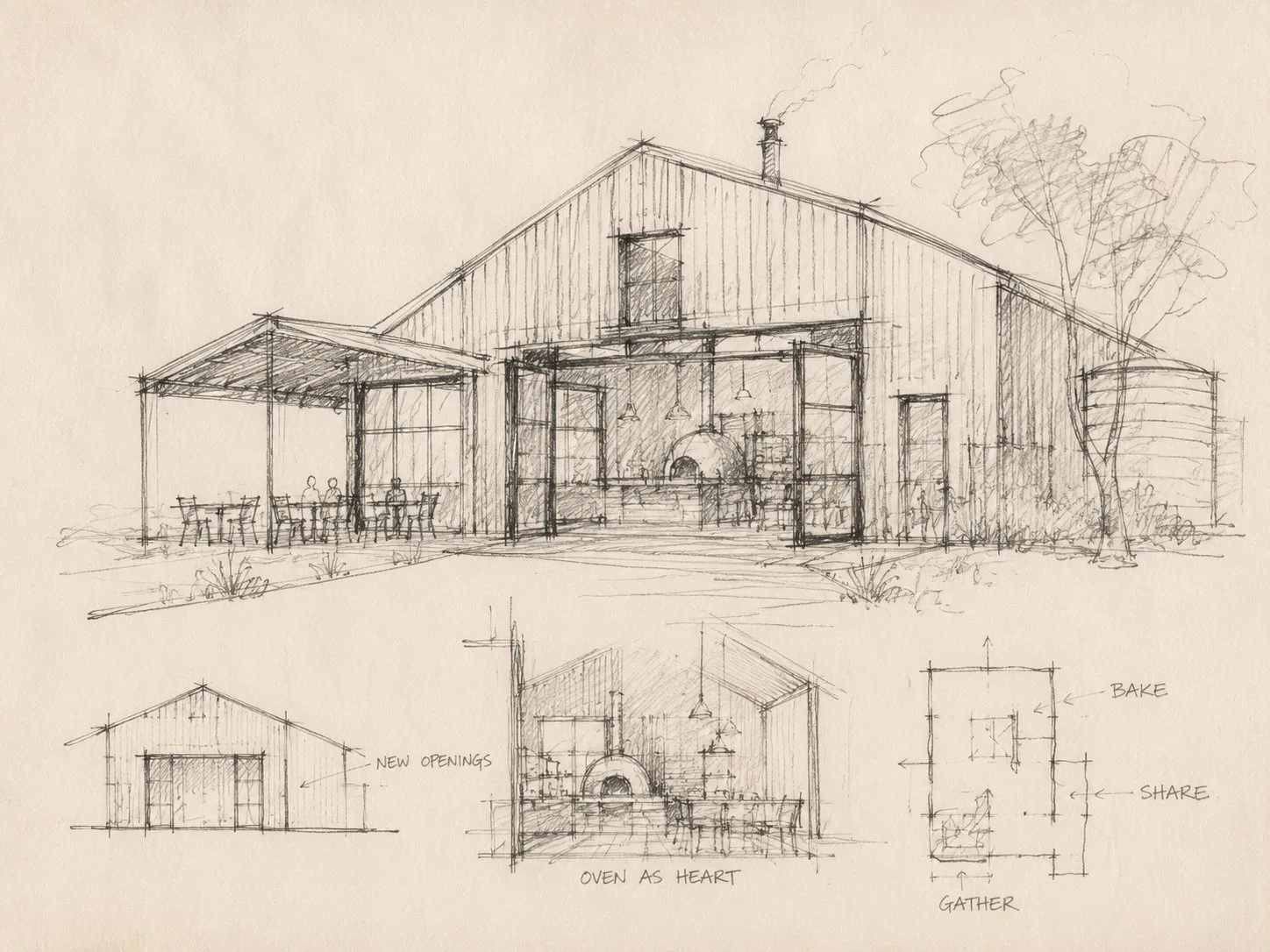 Bakery original sketch 