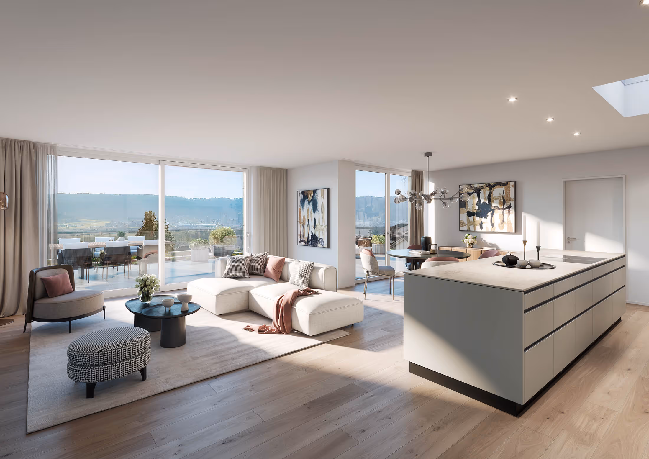 Wild AG – Cholhölzli im Limmattal – moderner Wohnraum mit Panoramafenstern und Weitblick